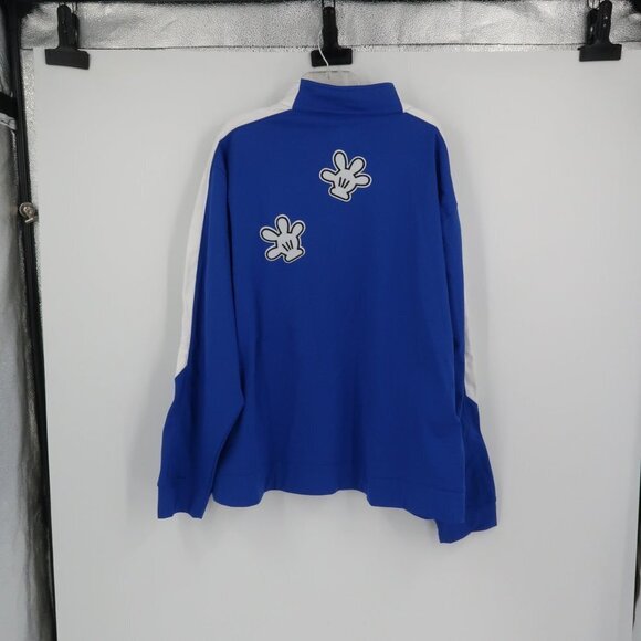 Augusta Sportswear Blue Mickey Mouse Full Zip Jacket Size 2XL - Picture 8 of 9